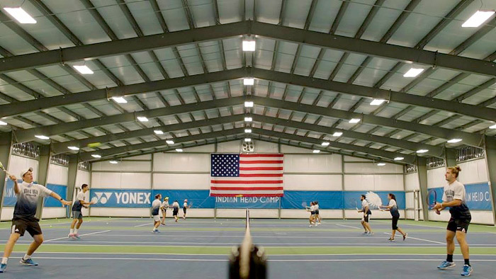 Metal Tennis Facility in Pennsylvania